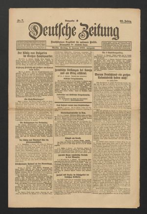 Deutsche Zeitung on Jan 5, 1917