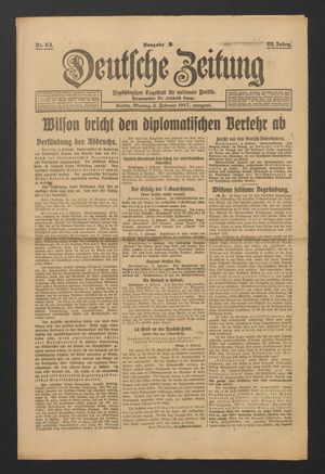 Deutsche Zeitung vom 05.02.1917