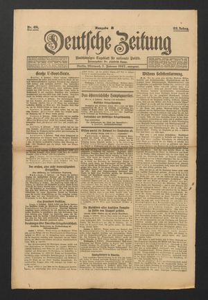 Deutsche Zeitung on Feb 7, 1917