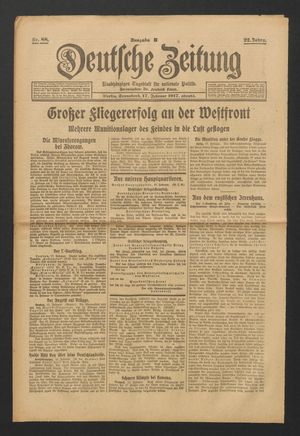 Deutsche Zeitung vom 17.02.1917