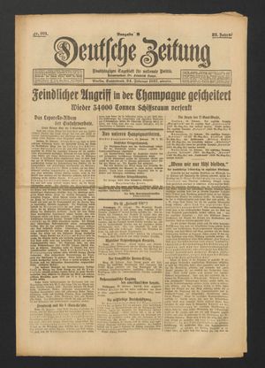 Deutsche Zeitung vom 24.02.1917