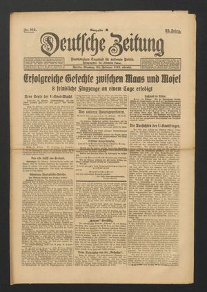 Deutsche Zeitung vom 26.02.1917