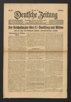 Deutsche Zeitung vom 27.02.1917