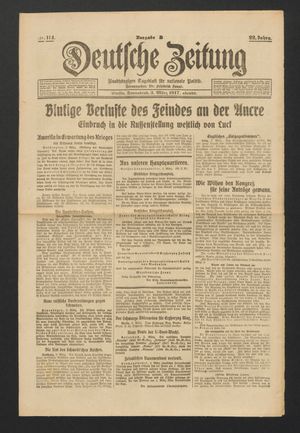Deutsche Zeitung vom 03.03.1917