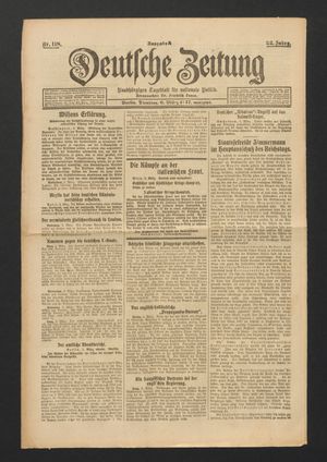 Deutsche Zeitung on Mar 6, 1917