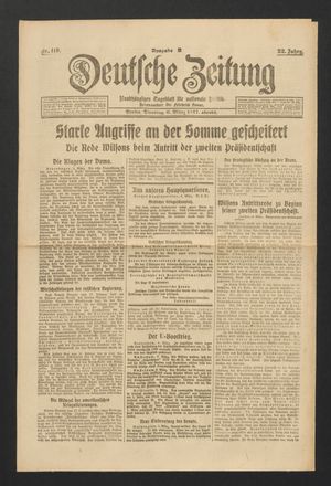 Deutsche Zeitung on Mar 6, 1917