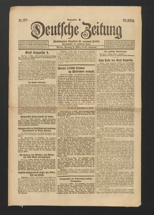Deutsche Zeitung vom 09.03.1917