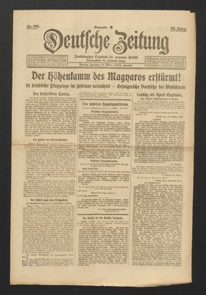 Deutsche Zeitung vom 09.03.1917