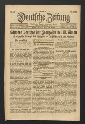 Deutsche Zeitung vom 23.03.1917
