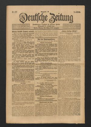 Deutsche Zeitung on Mar 26, 1917