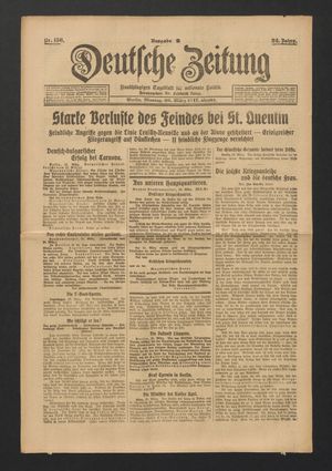 Deutsche Zeitung on Mar 26, 1917