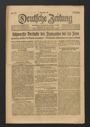 Deutsche Zeitung vom 28.03.1917