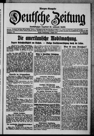 Deutsche Zeitung on Apr 5, 1917