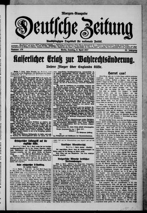 Deutsche Zeitung vom 08.04.1917