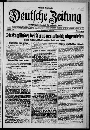 Deutsche Zeitung vom 11.04.1917