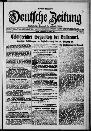 Deutsche Zeitung vom 12.04.1917