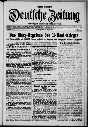 Deutsche Zeitung vom 13.04.1917