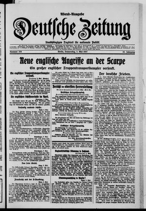 Deutsche Zeitung vom 03.05.1917