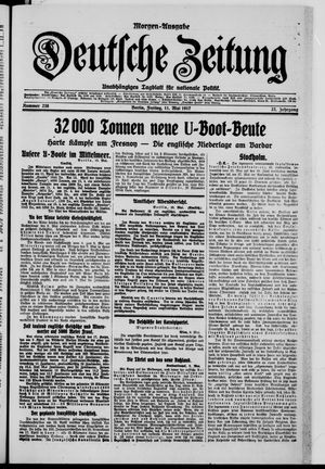 Deutsche Zeitung vom 11.05.1917