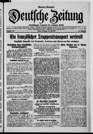 Deutsche Zeitung vom 15.05.1917