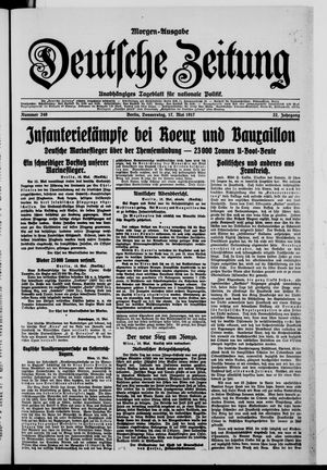 Deutsche Zeitung vom 17.05.1917