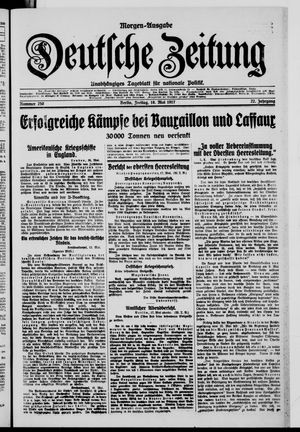 Deutsche Zeitung vom 18.05.1917