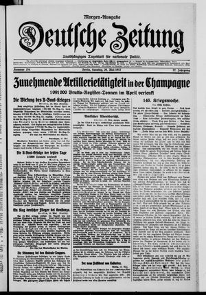 Deutsche Zeitung vom 20.05.1917
