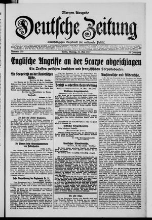 Deutsche Zeitung vom 21.05.1917