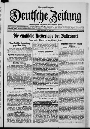 Deutsche Zeitung vom 23.05.1917