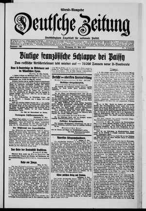 Deutsche Zeitung vom 23.05.1917