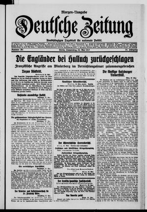 Deutsche Zeitung vom 24.05.1917