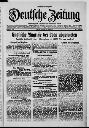 Deutsche Zeitung vom 25.05.1917