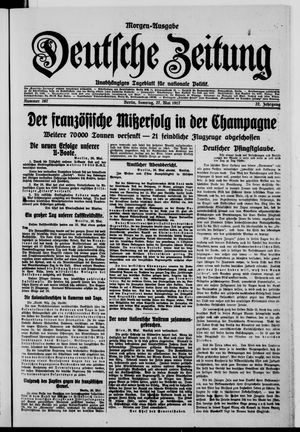 Deutsche Zeitung vom 27.05.1917
