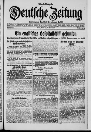 Deutsche Zeitung vom 30.05.1917