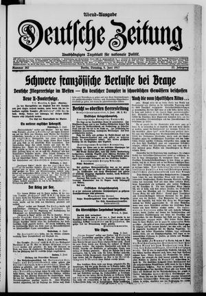 Deutsche Zeitung vom 05.06.1917
