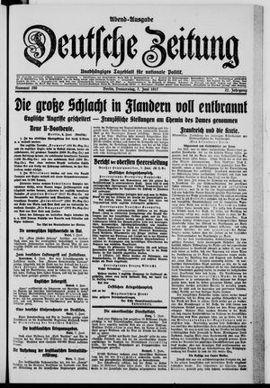 Deutsche Zeitung vom 07.06.1917