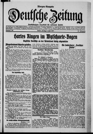 Deutsche Zeitung vom 08.06.1917
