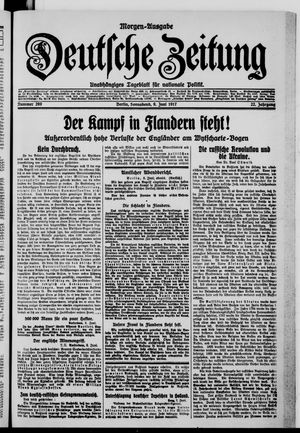 Deutsche Zeitung vom 09.06.1917