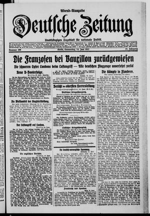 Deutsche Zeitung vom 14.06.1917