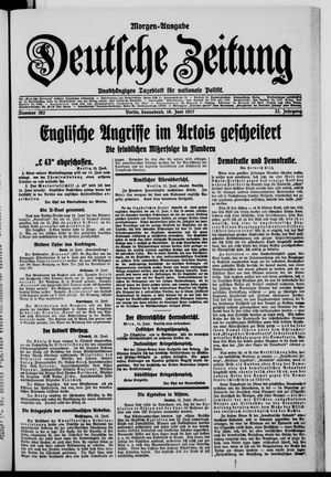 Deutsche Zeitung vom 16.06.1917