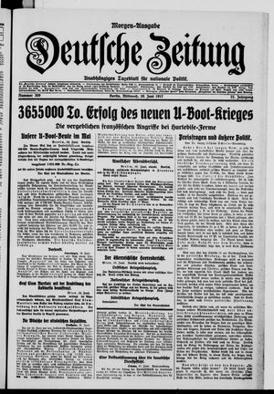 Deutsche Zeitung vom 20.06.1917