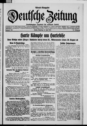 Deutsche Zeitung vom 26.06.1917