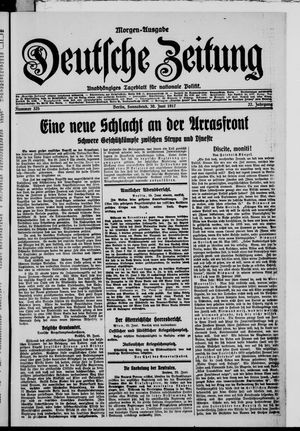 Deutsche Zeitung vom 30.06.1917