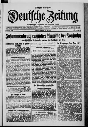 Deutsche Zeitung vom 03.07.1917