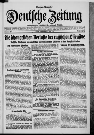 Deutsche Zeitung vom 05.07.1917