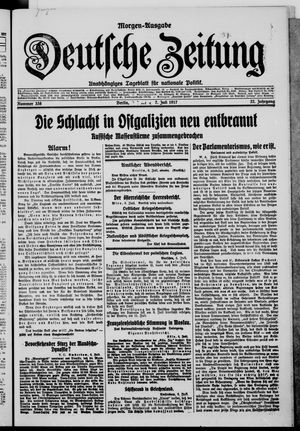Deutsche Zeitung vom 07.07.1917