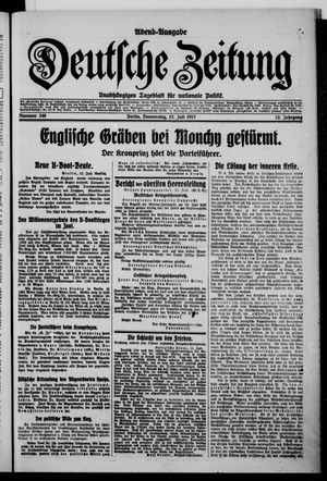 Deutsche Zeitung vom 12.07.1917
