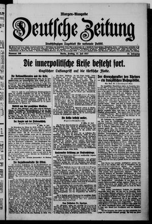 Deutsche Zeitung vom 13.07.1917