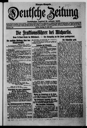 Deutsche Zeitung vom 15.07.1917