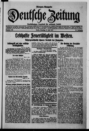Deutsche Zeitung vom 17.07.1917